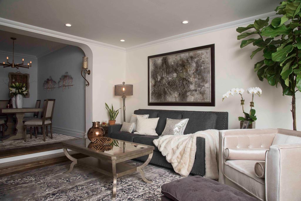 gallery image of interior design project at the Upper East apartment by Anastasios Interiors